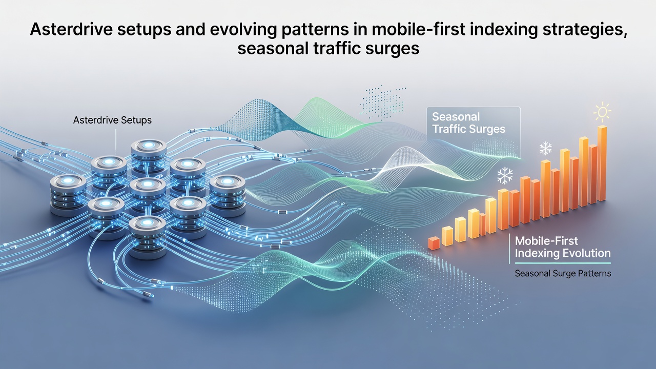 Unraveling connections between Asterdrive setups and evolving patterns in mobile-first indexing strategies during seasonal traffic surges